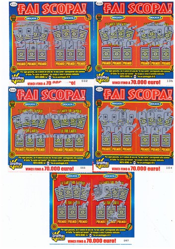 Gratta vinci fai scopa - e,
