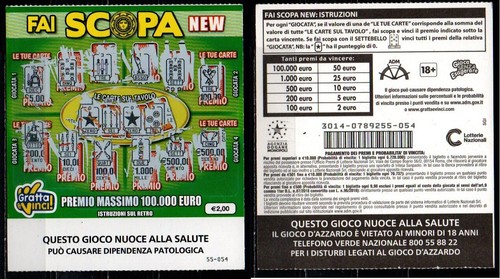 Gratta vinci 2 - €, 2,00
